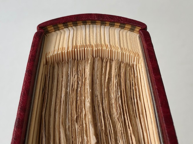 Traditional hand bookbinding