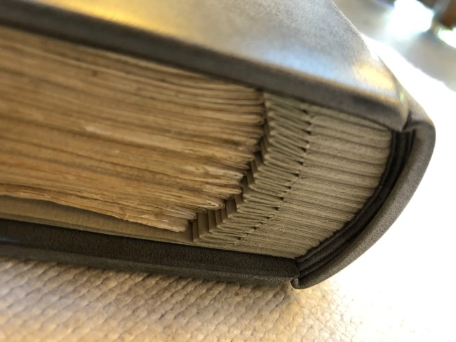 Traditional hand bookbinding