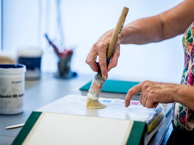 Traditional hand bookbinding