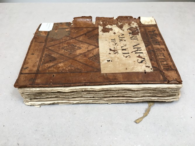 restoration of a leather binding